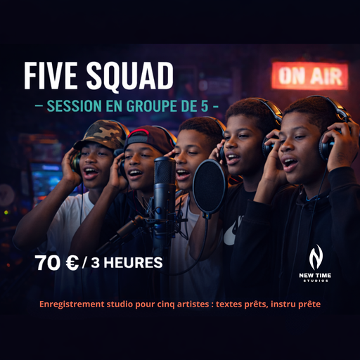 Five Squad - Session studio (5artistes)