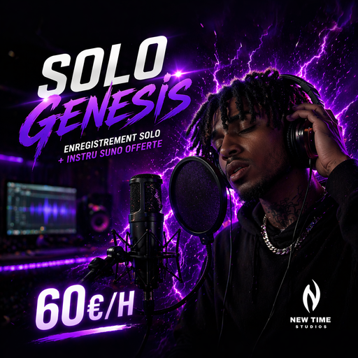 Solo Genesis - Session studio (1 artiste)