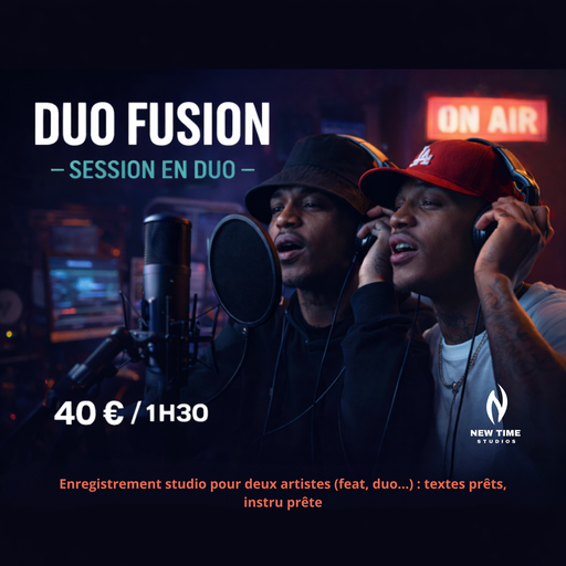 Duo Fusion - Session studio (2 artistes)